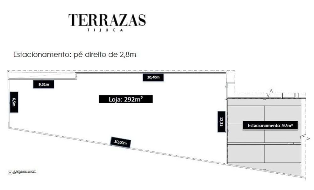Loja-Salão, 290 m² - Foto 3