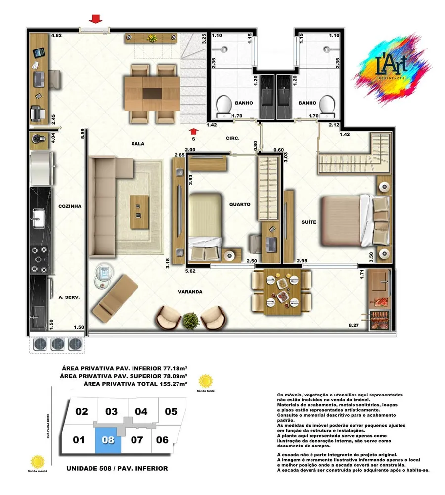 Apartamento, 2 quartos, 114 m² - Foto 37