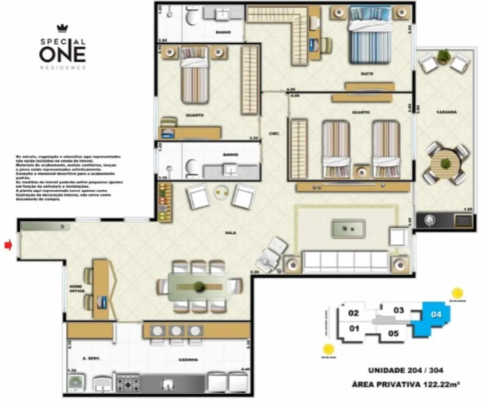 Apartamento, 2 quartos, 74 m² - Foto 21