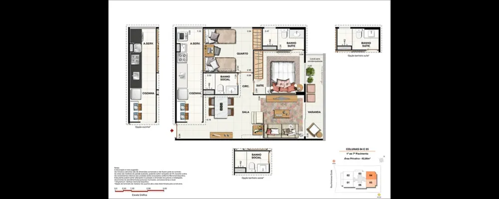 Apartamento, 3 quartos, 74 m² - Foto 16