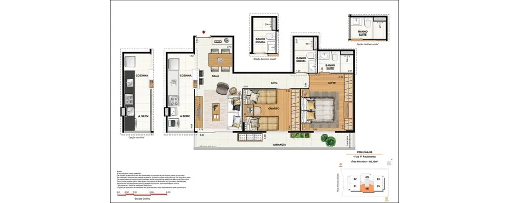 Apartamento, 3 quartos, 74 m² - Foto 17