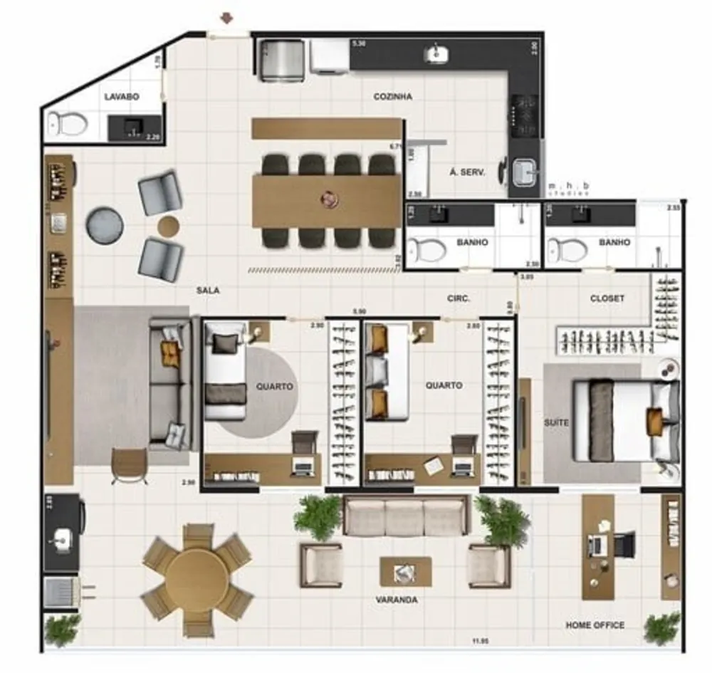 Apartamento, 2 quartos, 86 m² - Foto 24