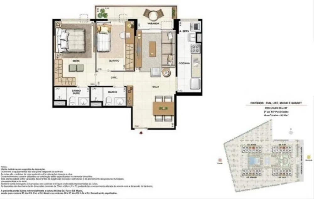 Apartamento, 2 quartos, 66 m² - Foto 49