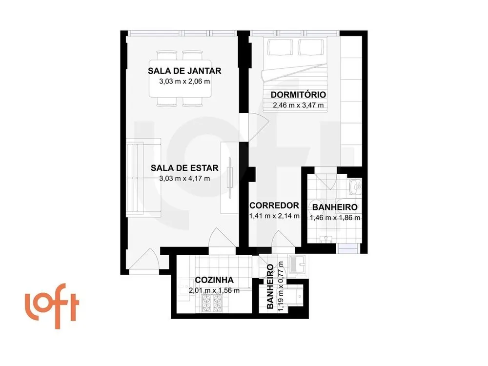 Apartamento, 1 quarto, 41 m² - Foto 27