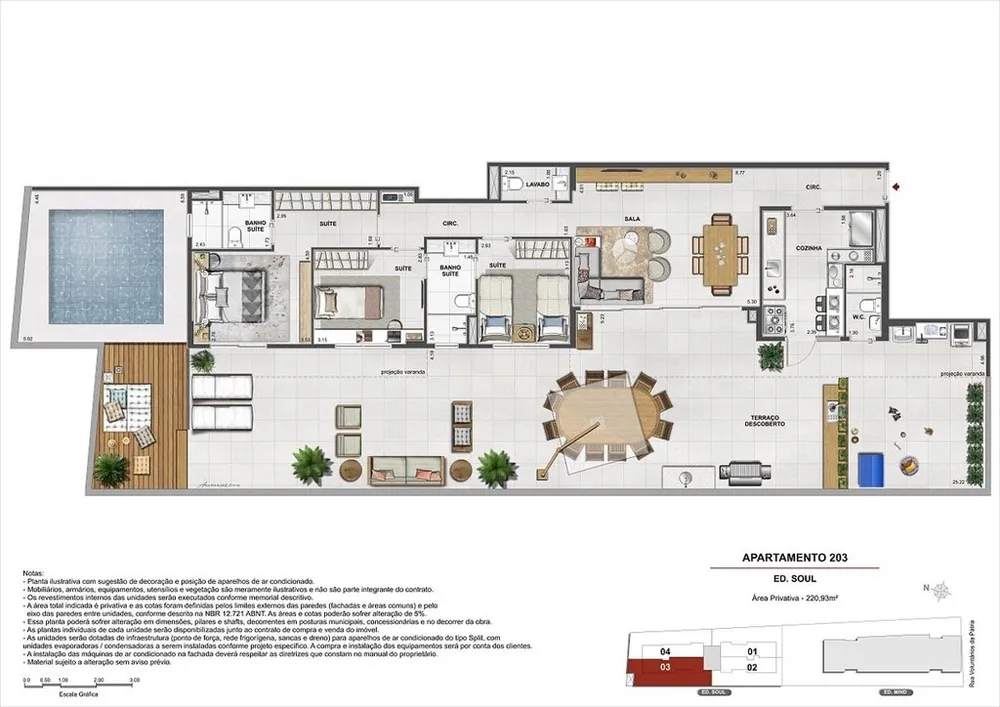 Apartamento, 3 quartos, 113 m² - Foto 39