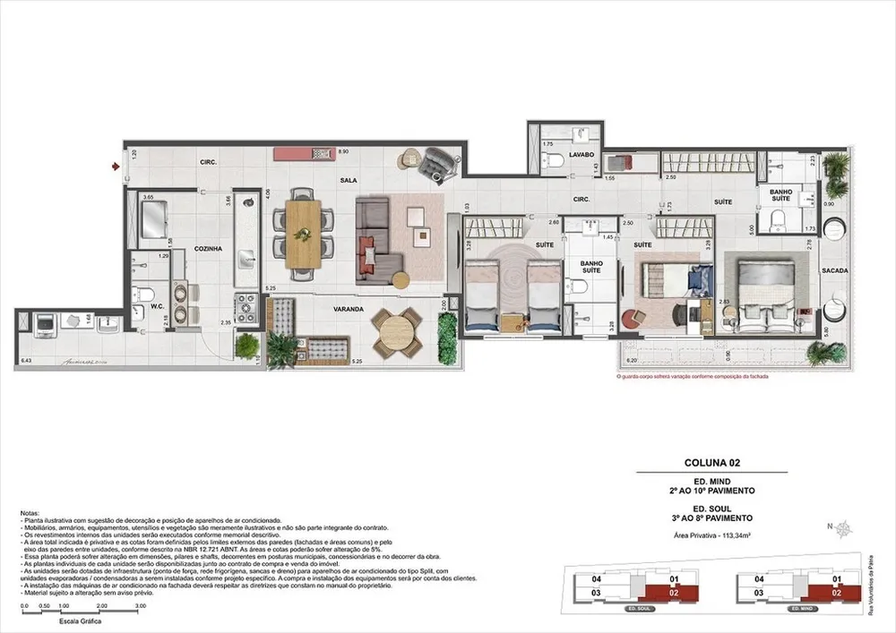 Apartamento, 3 quartos, 113 m² - Foto 31