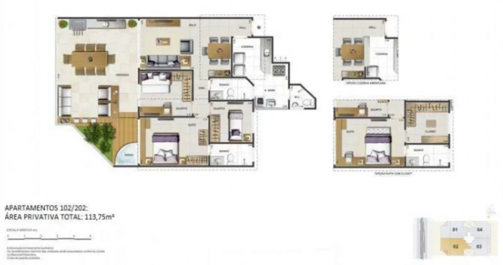 Cobertura, 2 quartos, 172 m² - Foto 8
