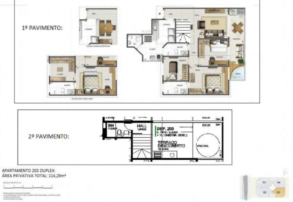 Cobertura, 2 quartos, 172 m² - Foto 7