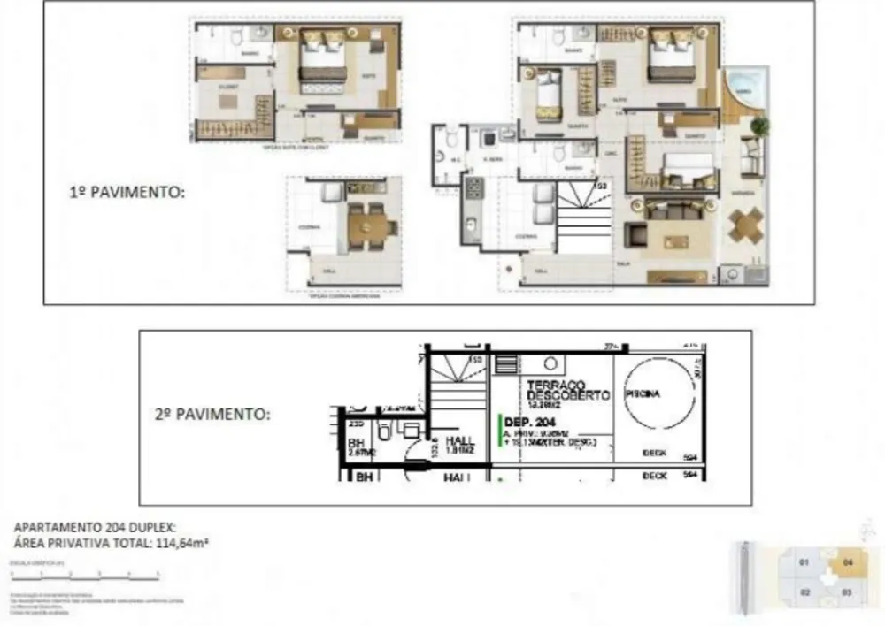 Cobertura, 2 quartos, 172 m² - Foto 9