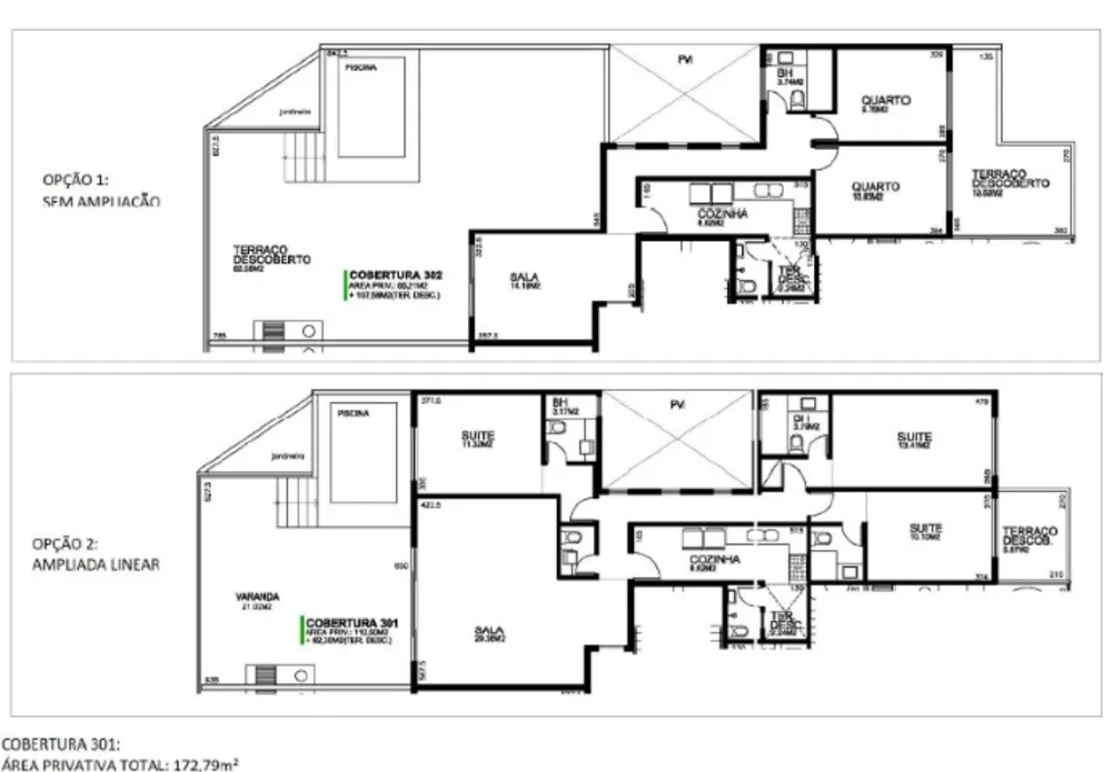Cobertura, 2 quartos, 172 m² - Foto 11