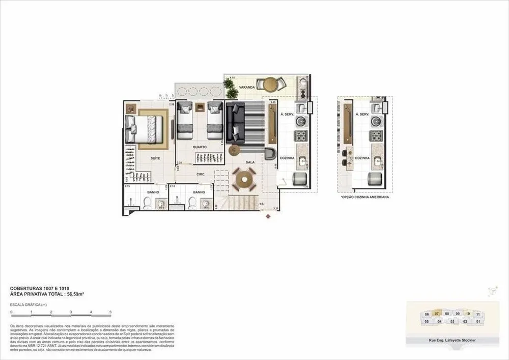 Apartamento, 2 quartos, 54 m² - Foto 21