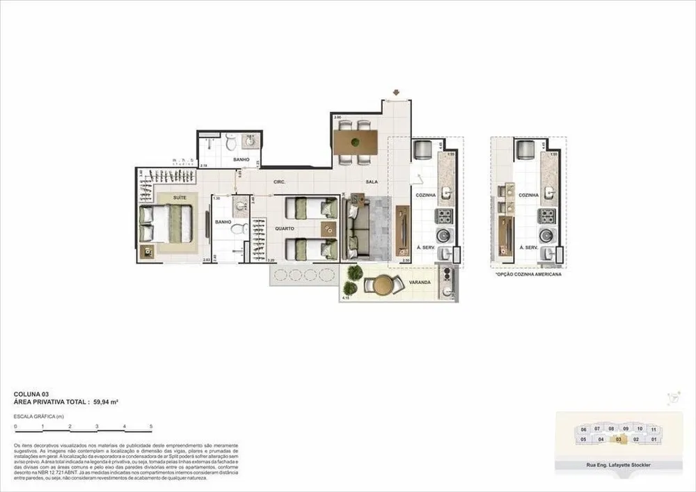 Apartamento, 2 quartos, 54 m² - Foto 24