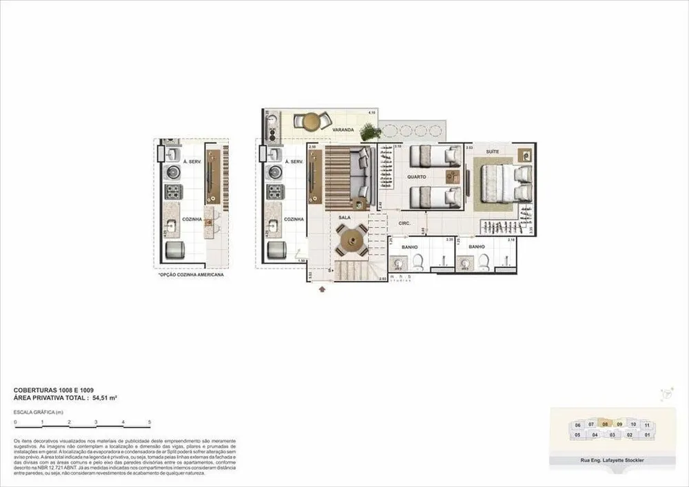 Apartamento, 2 quartos, 54 m² - Foto 18