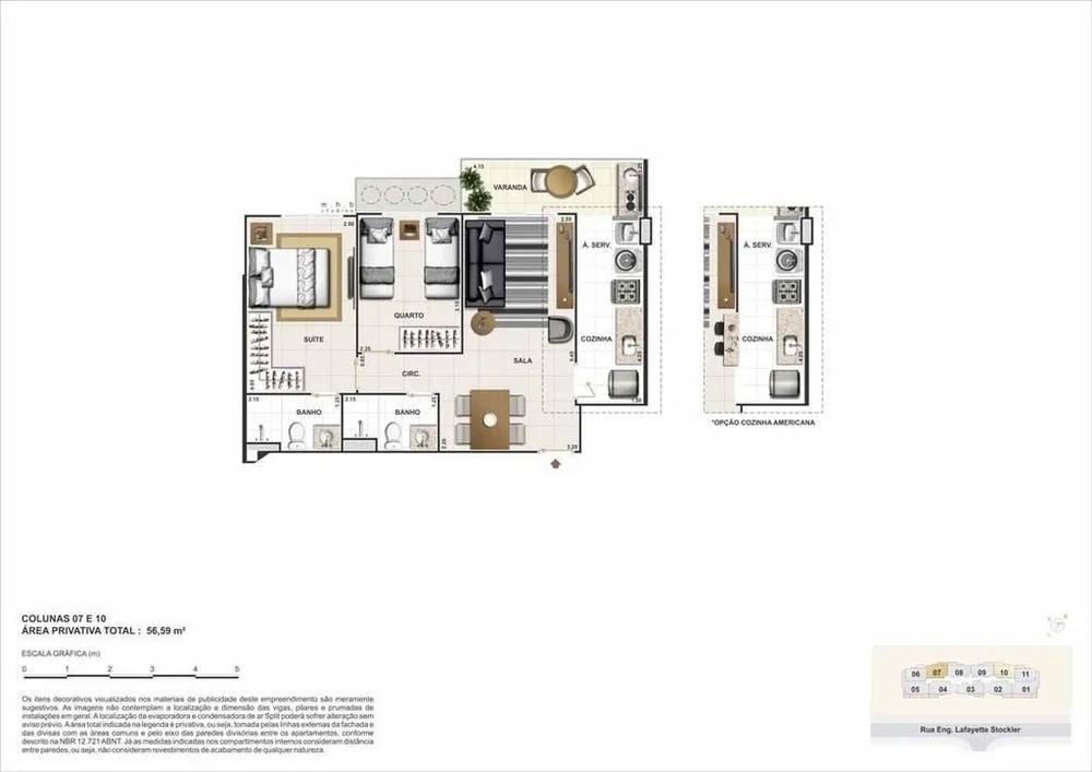 Apartamento, 2 quartos, 54 m² - Foto 20