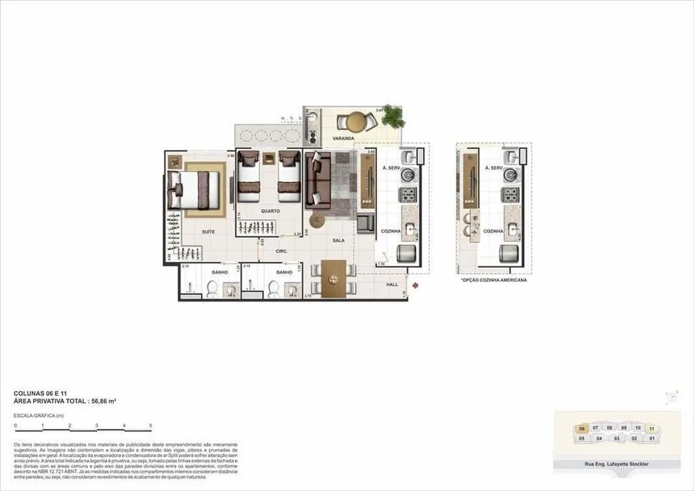 Apartamento, 2 quartos, 54 m² - Foto 23