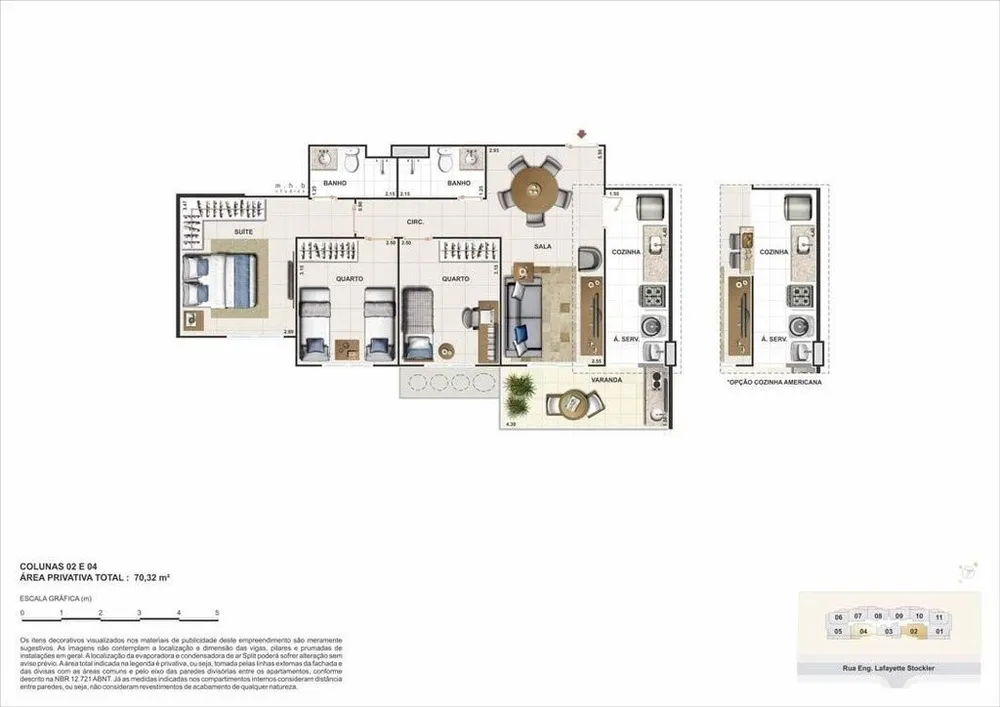 Apartamento, 2 quartos, 54 m² - Foto 27