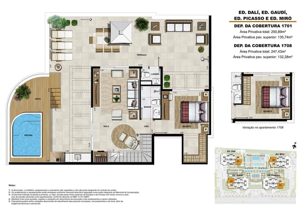 Cobertura, 4 quartos, 241 m² - Foto 33