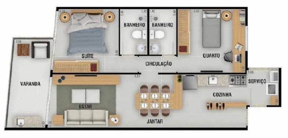 Cobertura, 3 quartos, 138 m² - Foto 8