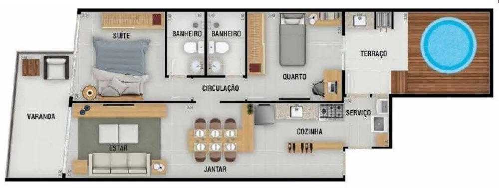Cobertura, 3 quartos, 138 m² - Foto 10