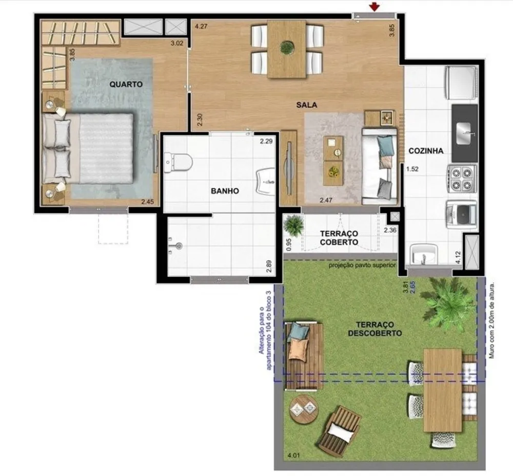 Apartamento, 1 quarto, 74 m² - Foto 28