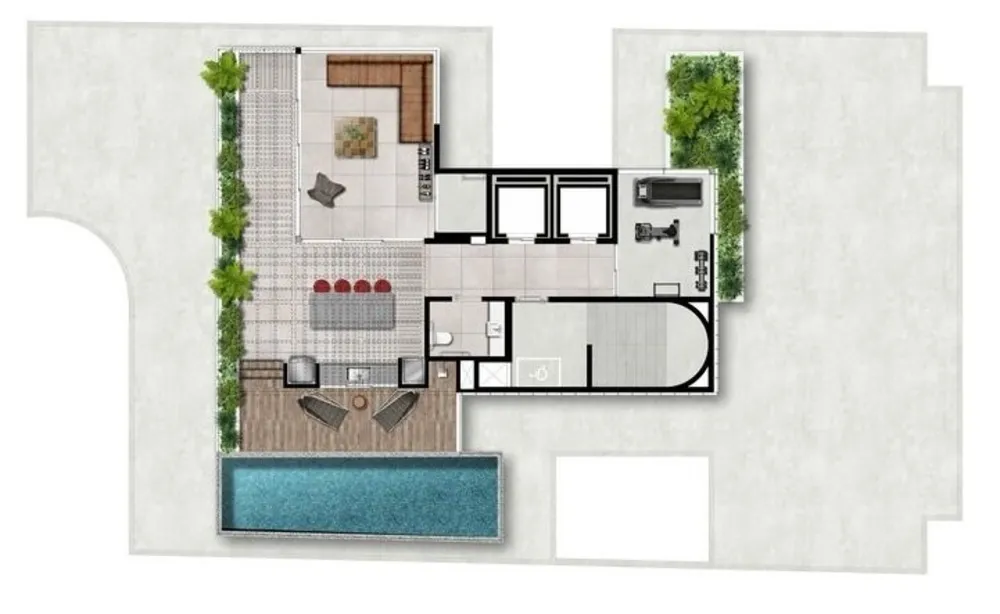 Cobertura, 3 quartos, 261 m² - Foto 12