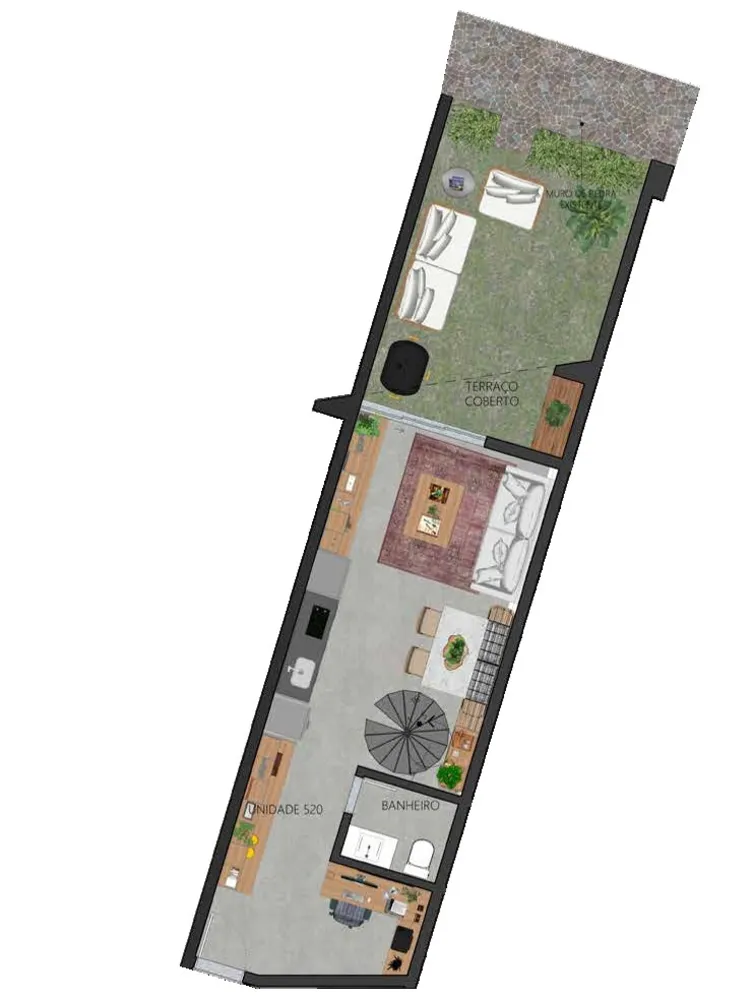 Apartamento, 1 quarto, 59 m² - Foto 46