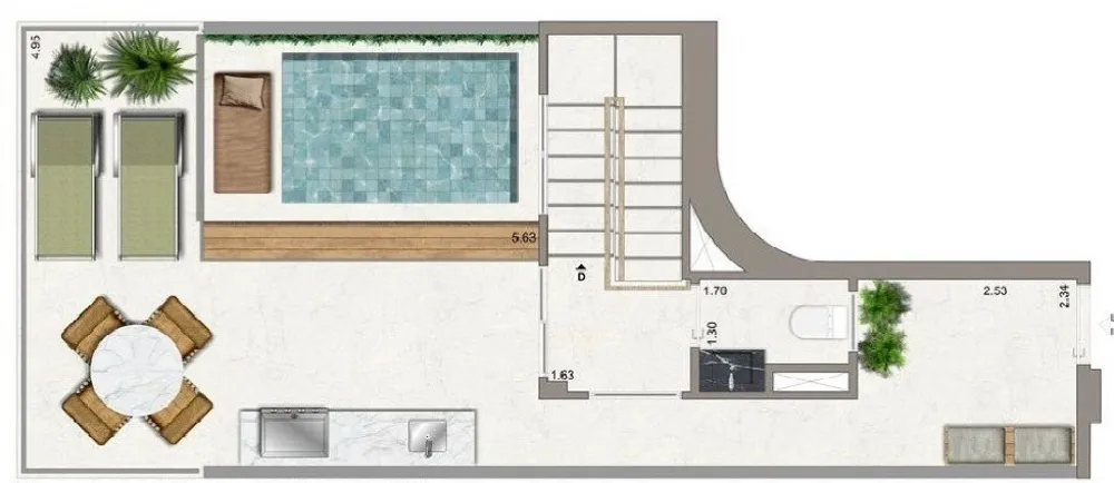 Apartamento, 1 quarto, 136 m² - Foto 29