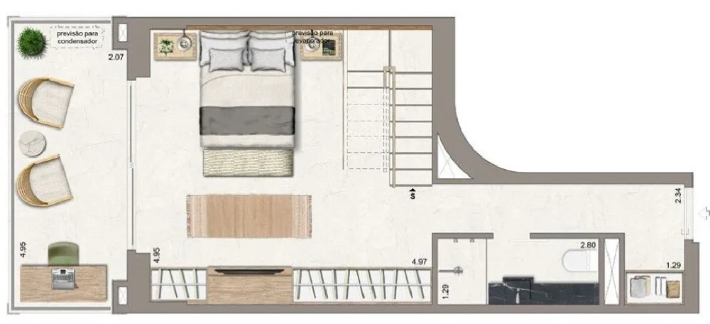Apartamento, 1 quarto, 136 m² - Foto 22