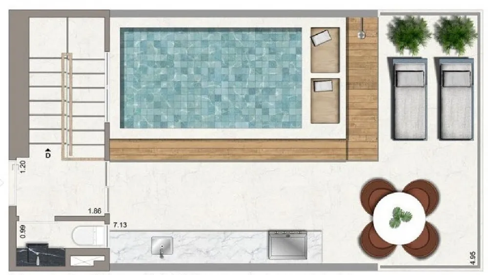 Apartamento, 1 quarto, 136 m² - Foto 26
