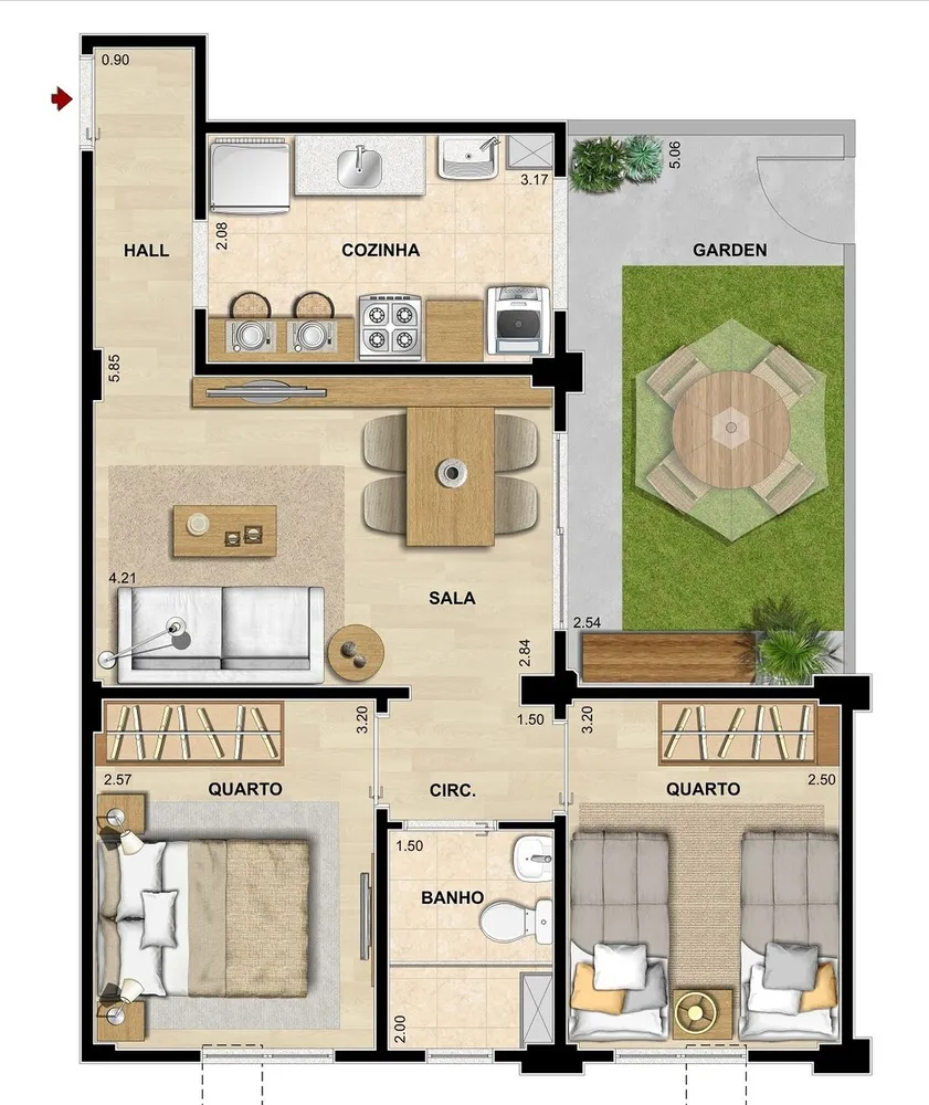 Apartamento, 2 quartos, 60 m² - Foto 14