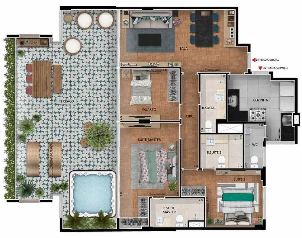 Apartamento, 4 quartos, 135 m² - Foto 19