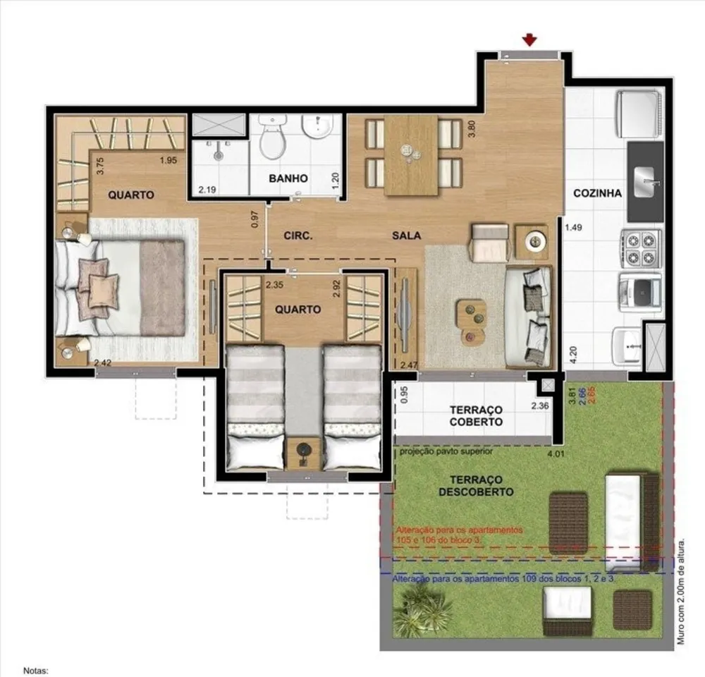 Apartamento, 2 quartos, 45 m² - Foto 26