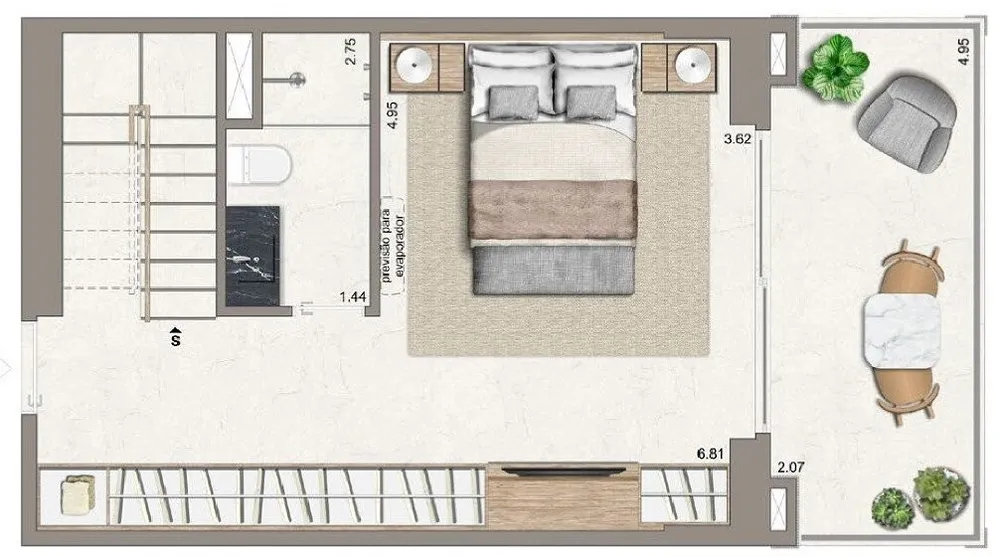 Apartamento, 1 quarto, 47 m² - Foto 24