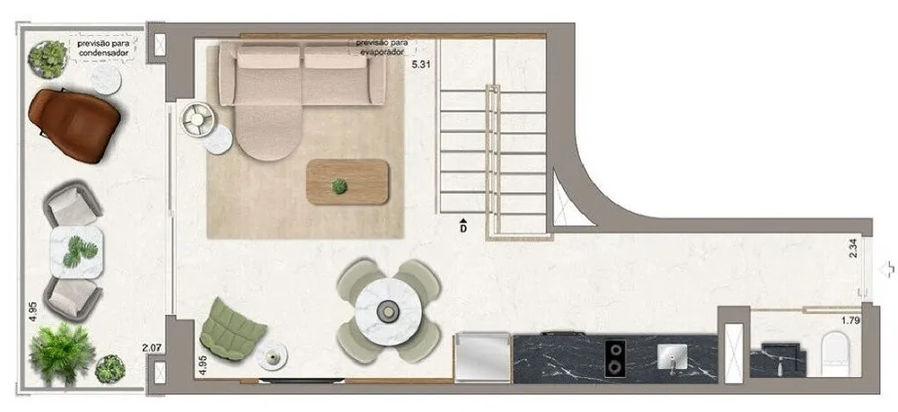 Apartamento, 1 quarto, 47 m² - Foto 23
