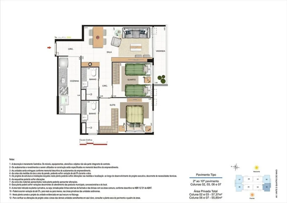 Apartamento, 2 quartos, 53 m² - Foto 15