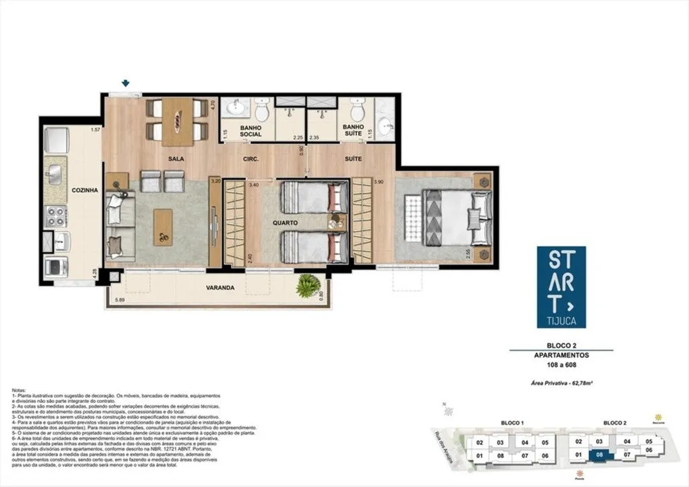 Apartamento, 2 quartos, 60 m² - Foto 21
