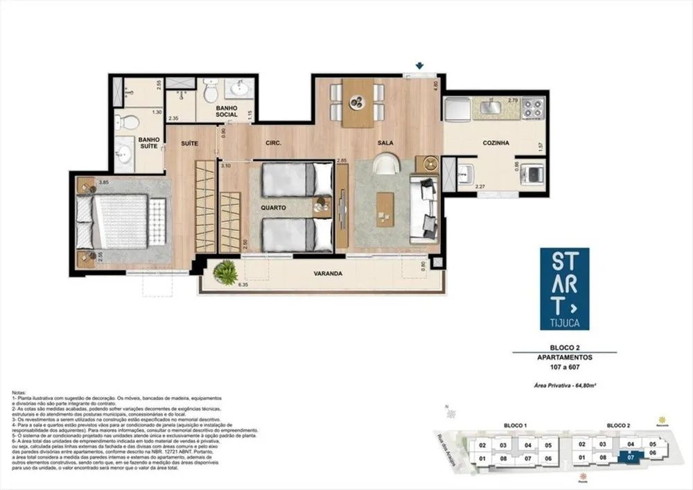 Apartamento, 2 quartos, 60 m² - Foto 23