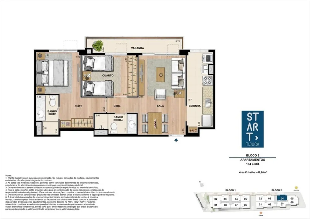 Apartamento, 2 quartos, 60 m² - Foto 22