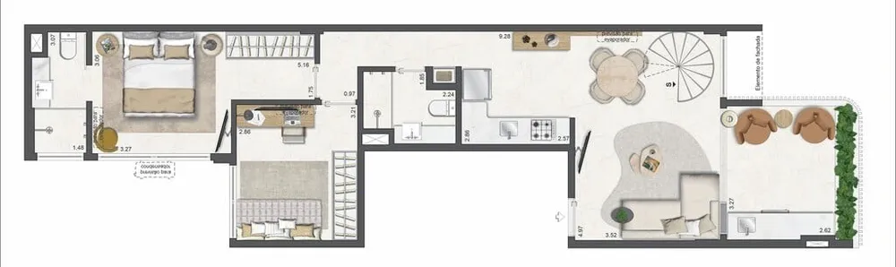 Cobertura, 2 quartos, 143 m² - Foto 27