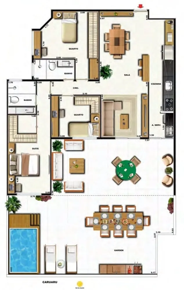 Apartamento, 2 quartos, 77 m² - Foto 51