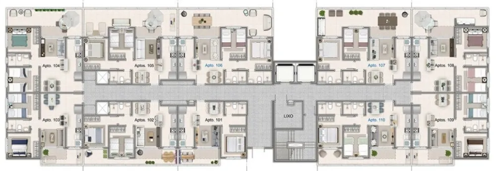 Apartamento, 2 quartos, 49 m² - Foto 43