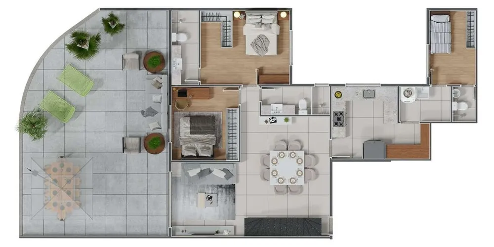 Cobertura, 2 quartos, 154 m² - Foto 22