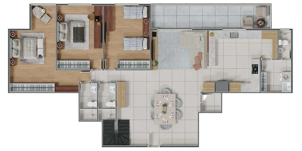 Cobertura, 2 quartos, 154 m² - Foto 20