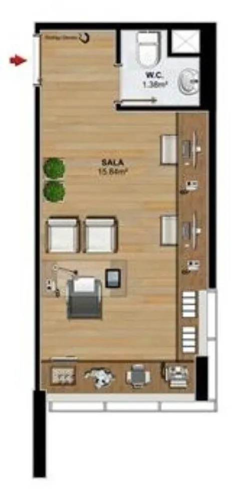 Sala-Conjunto, 100 m² - Foto 15