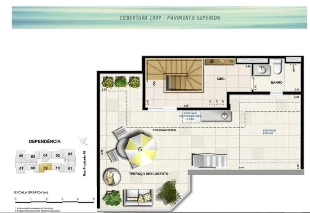 Cobertura, 2 quartos, 139 m² - Foto 18