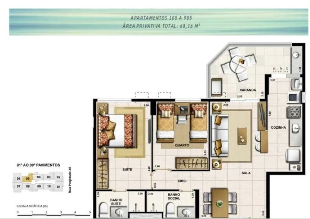 Cobertura, 2 quartos, 139 m² - Foto 11