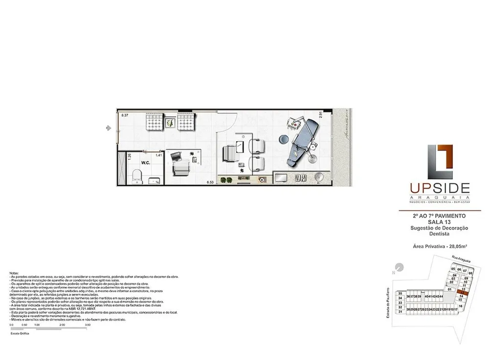 Sala-Conjunto, 28 m² - Foto 12