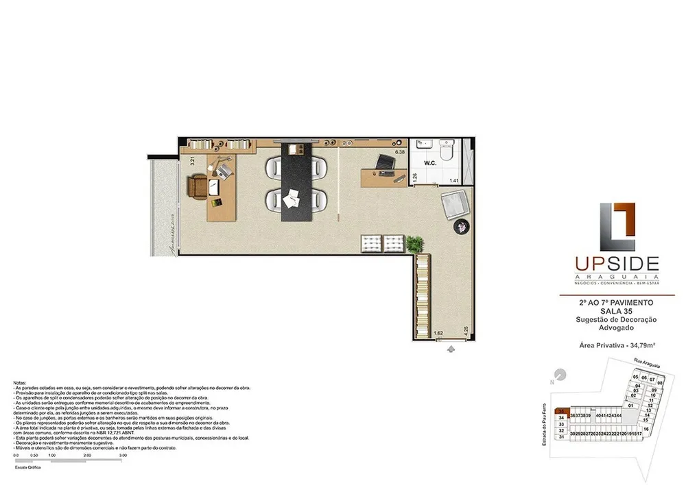 Sala-Conjunto, 28 m² - Foto 13