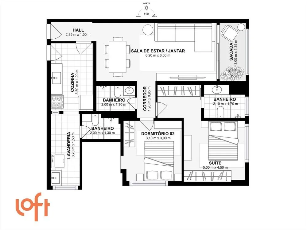 Apartamento, 2 quartos, 86 m² - Foto 44