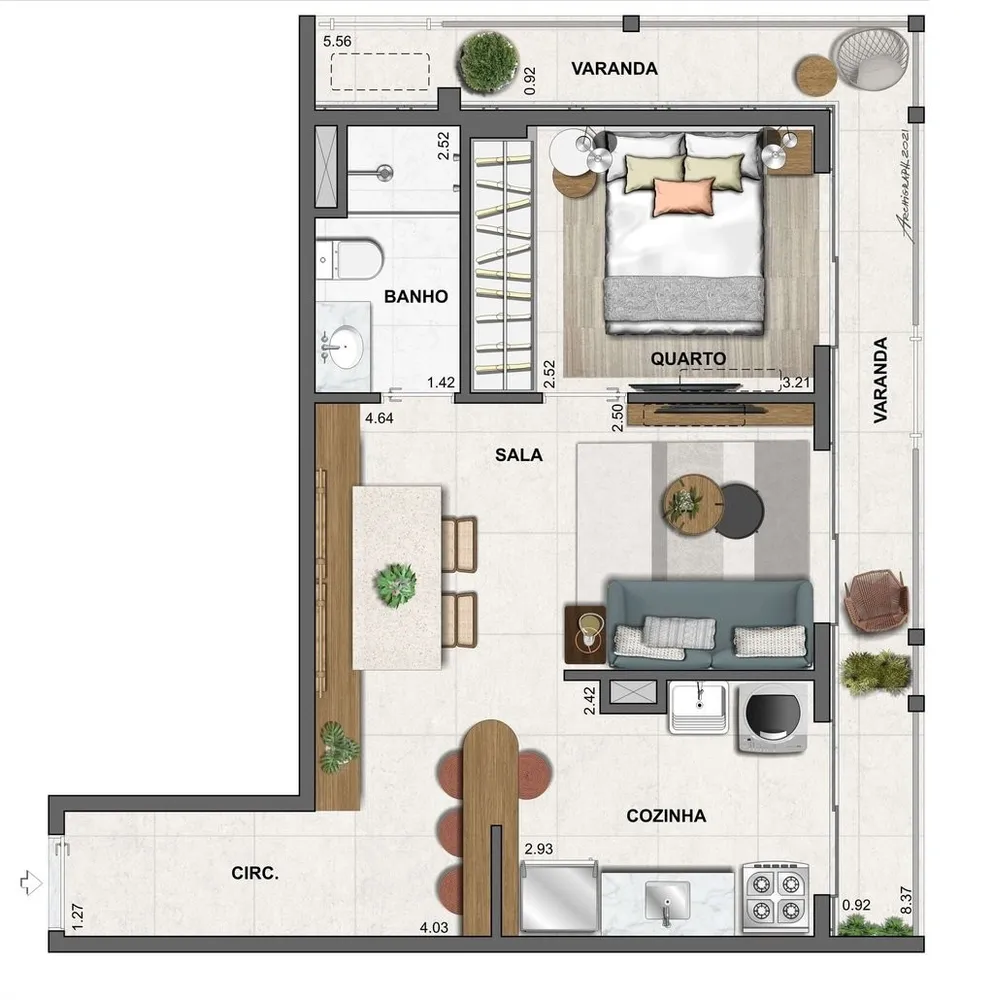 Cobertura, 2 quartos, 125 m² - Foto 18